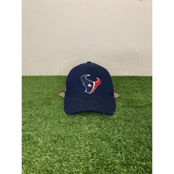 Houston Texans Hat cap strap back blue Y2k vintage Reebok football nfl mens - Picture 1 of 10